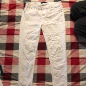 White denim jeans